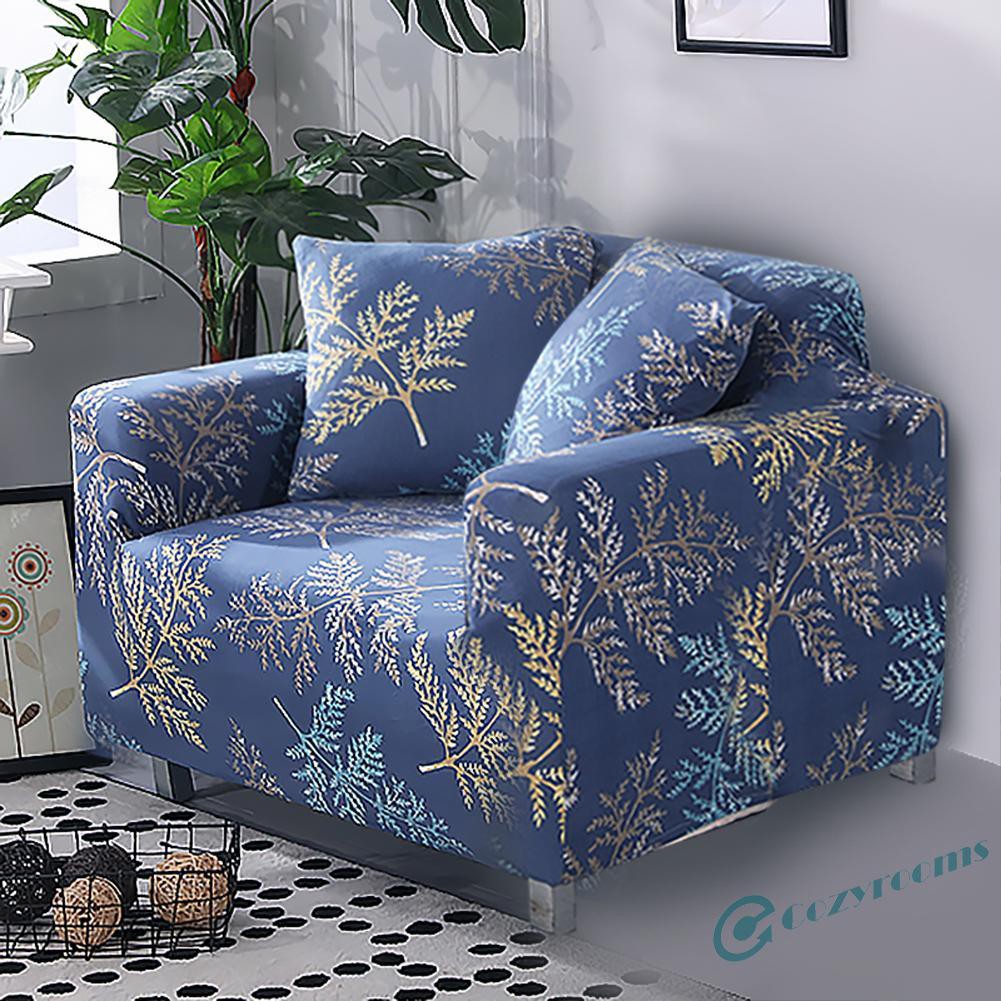 Set áo phủ ghế sofa + 2 gối tựa lưng bằng vải Polyester co giãn tốt