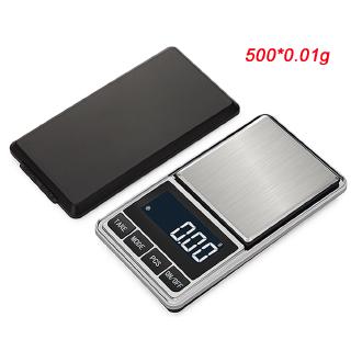 500 * 0.01g LCD Digital Pocket Scale Jewelry Gold Gram Balance Weight Scale
