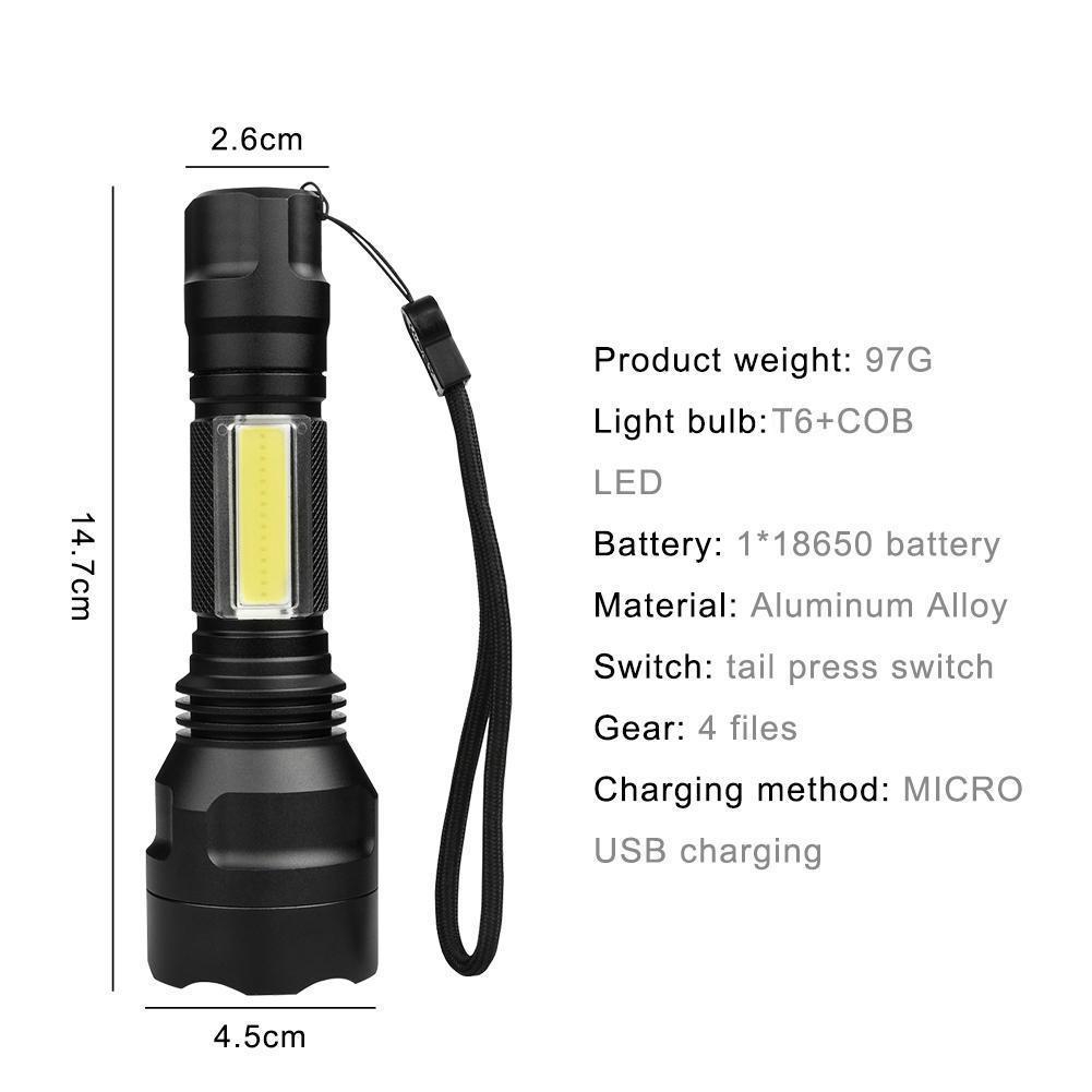 Đèn Pin Siêu Sáng Cob bóng LED chất lượng cao | BigBuy360 - bigbuy360.vn