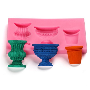 Khuôn Silicone Làm Bánh Hình Bình Hoa / Bình Rượu Độc Đáo
