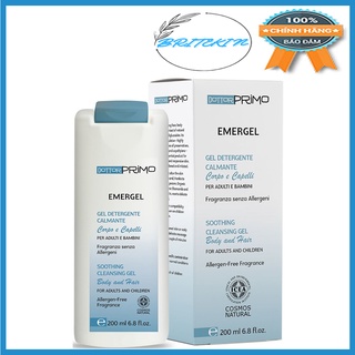 Sữa tắm gội hữu cơ dành cho da nhạy cảm dottor primo emergel 200ml