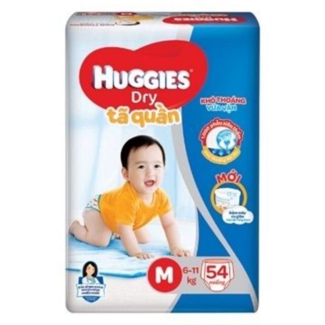 Tã quần/dán Huggies S56, M54, M76, L48, L68
