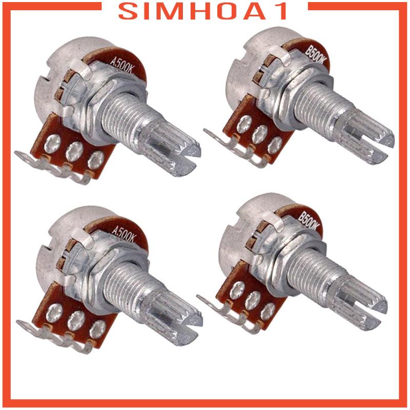 Nồi Chiết Áp dia 17mm dia 17mm Chuyên Dụng Cho Đàn Guitar A500k B500K