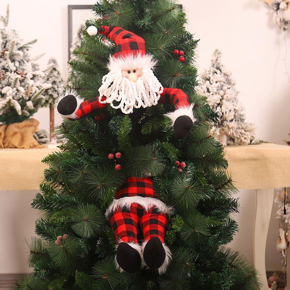 SUENIN Phụ Kiện Trang Trí Cây Thông Giáng Sinh Hình Ông Già Noel Dễ Thương