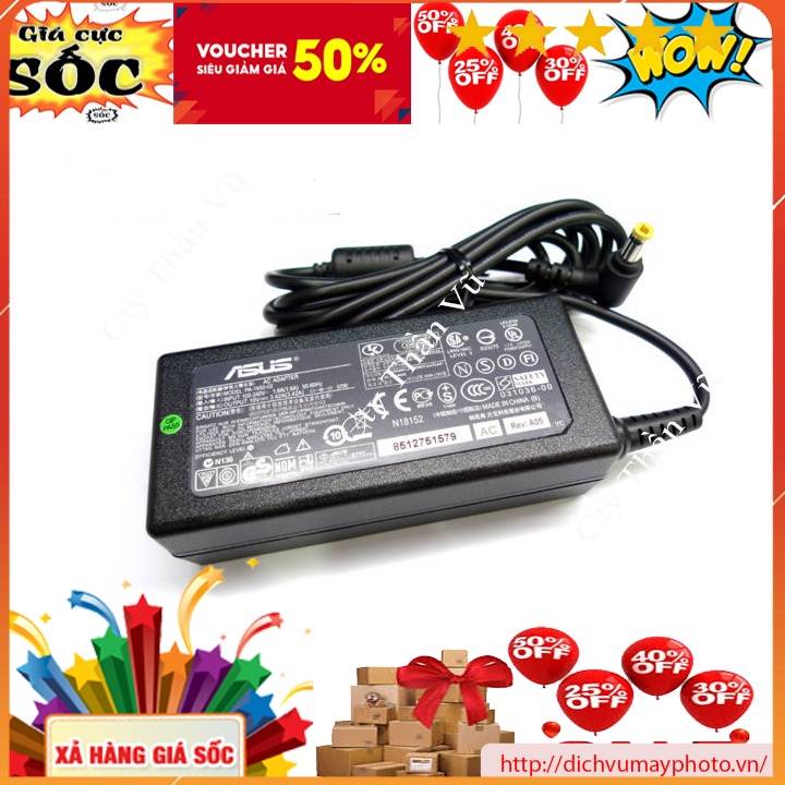 Sạc pin laptop Asus X550 hàng chất lượng cao bền không gây tổn hại đến laptop của bạn bảo hành 12 tháng INECO