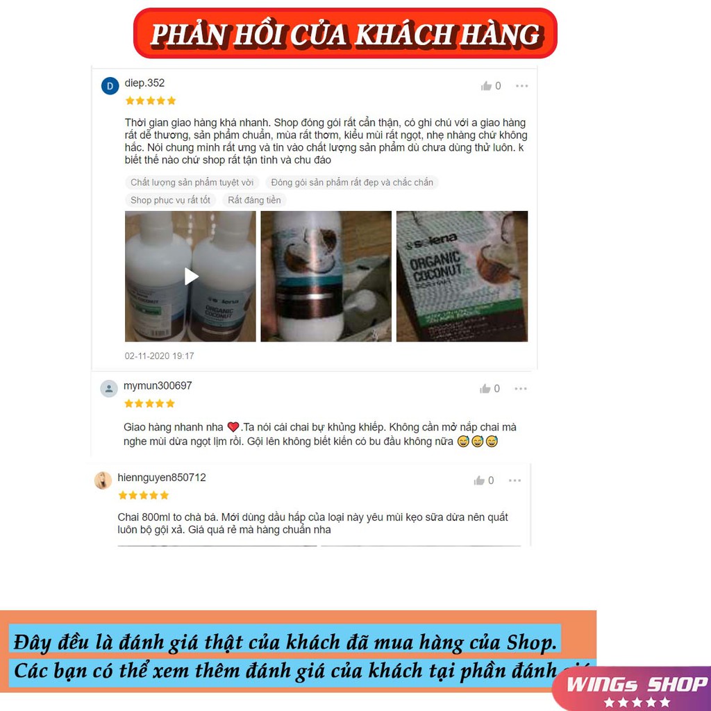 🛑FreeShip🛑Cặp Dầu Gội Xả Selena Coconut Hương Sữa Dừa 800ML | Giảm Rụng Tóc, Hỗ Trợ Mọc Tóc | Hàng Chính Hãng | BigBuy360 - bigbuy360.vn