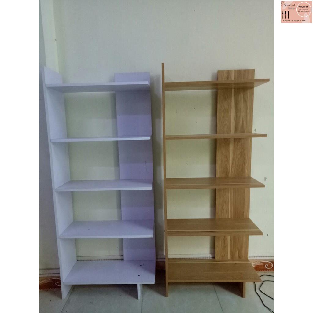 Kệ Sách Gỗ - Kệ Sách Để Sàn Nhiều Ngăn Hình Chữ U Màu TrắngFREESHIP