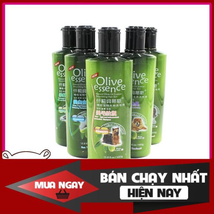Sữa Tắm Olive Essence Cho Chó Mèo 450ml Giá Rẻ