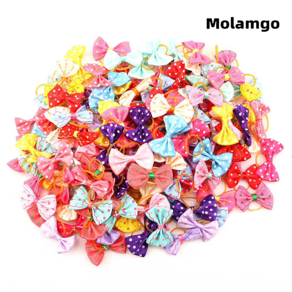 Băng Đô Cao Su Đính Nơ Xinh Xắn Dành Cho Cún Cưng