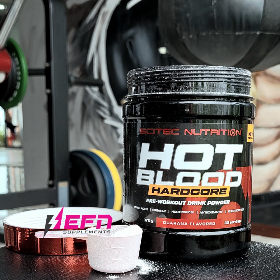 PRE WORKOUT Scitec Hot Blood Hardcore Sản Phẩm Dùng Trước Tập [375G] [30 Lần Dùng]