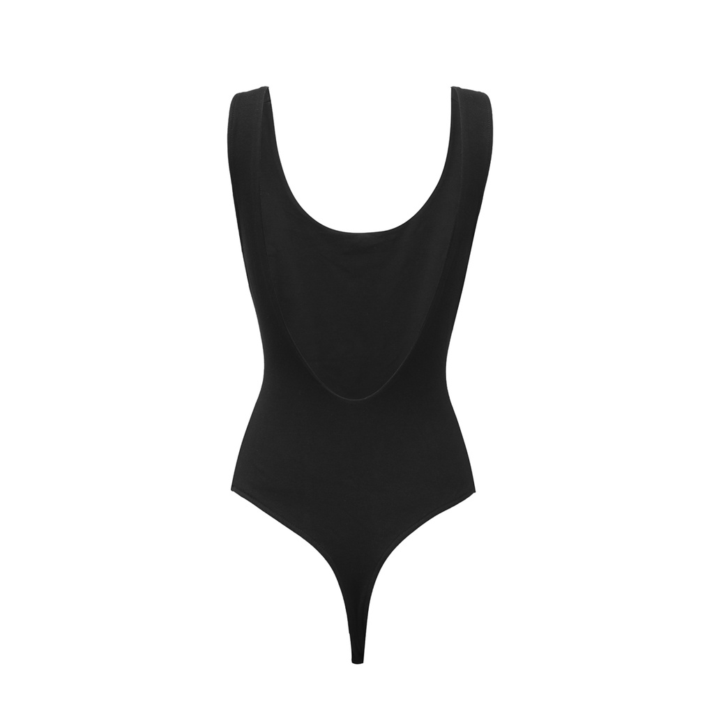 TATICHU - Bodysuit cổ Oval khoét lưng, áo liền thân khoét lưng - Oval Neck Tank Bodysuit