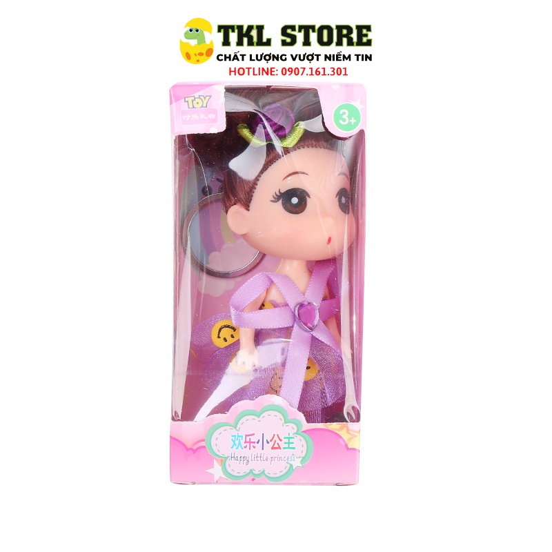 Đồ chơi búp bê cho bé, búp bê Chibi dễ thương dành cho các bé gái 12cm-18cm - TKL strore