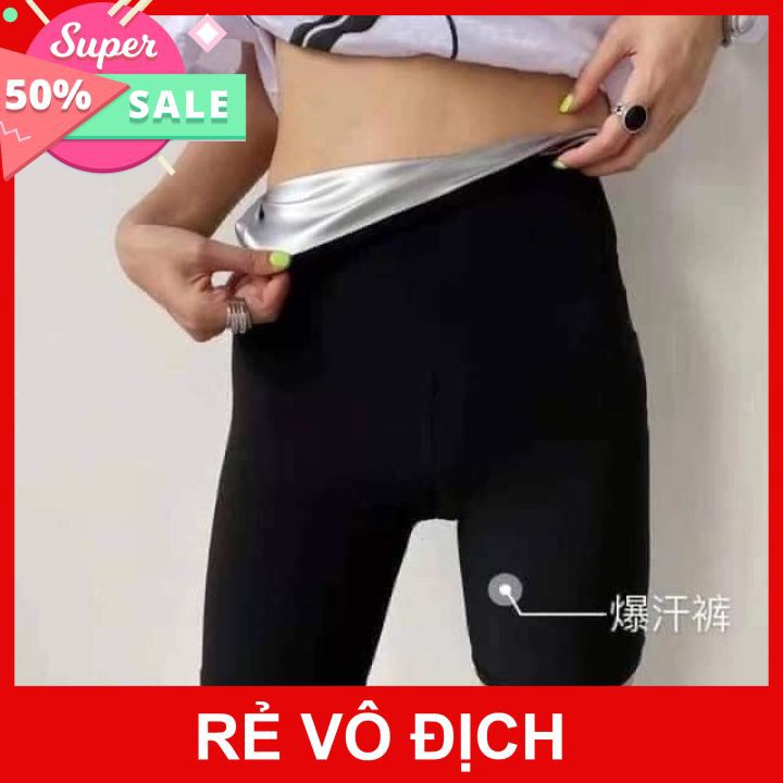 Quần Tan Mỡ Bụng Ra Mồ Hôi  [FREE SHIP ] Quần Nano Sinh Nhiệt