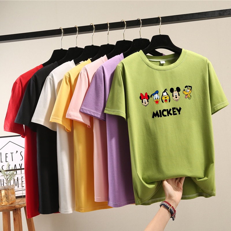 NRVP Áo thun tay ngắn dáng rộng phong cách Hàn Quốc thời trang mùa hè 2022 dành cho nữ