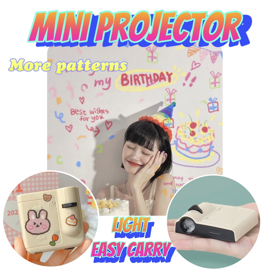 Đèn Chiếu Mini 520 Dùng Trang Trí Tiệc Sinh Nhật