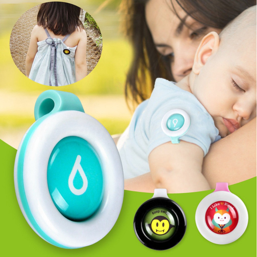 Kẹp đuổi muỗi mùi hương bạch đàn tự nhiên chất liệu ABS an toàn cho bé kích thước 3.5cm*4.2cm