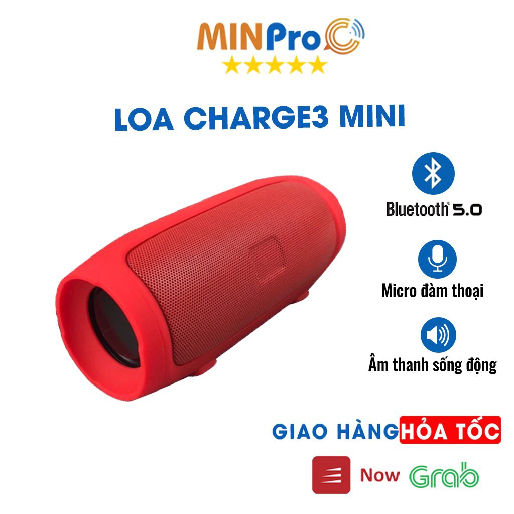 Loa bluetooth mini CHARGE 3 không dây,nghe nhạc,giá rẻ,âm thanh chất lượng MINPRO