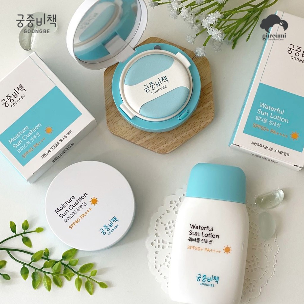 Kem chống nắng Hàn Quốc GOONGBE, lotion an toàn da trẻ từ 6 tháng tuổi và người lớn