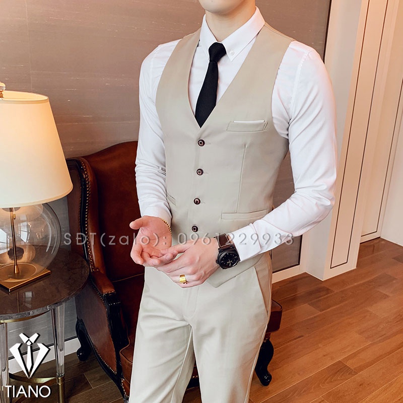 Áo Gile cao cấp theo màu vest chất vải cao cấp form ôm đẹp.