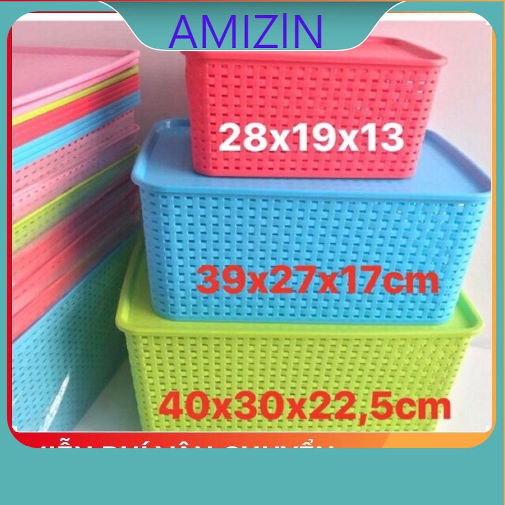 Rổ chữ nhật đựng có lắp hàng công ty việt nhật