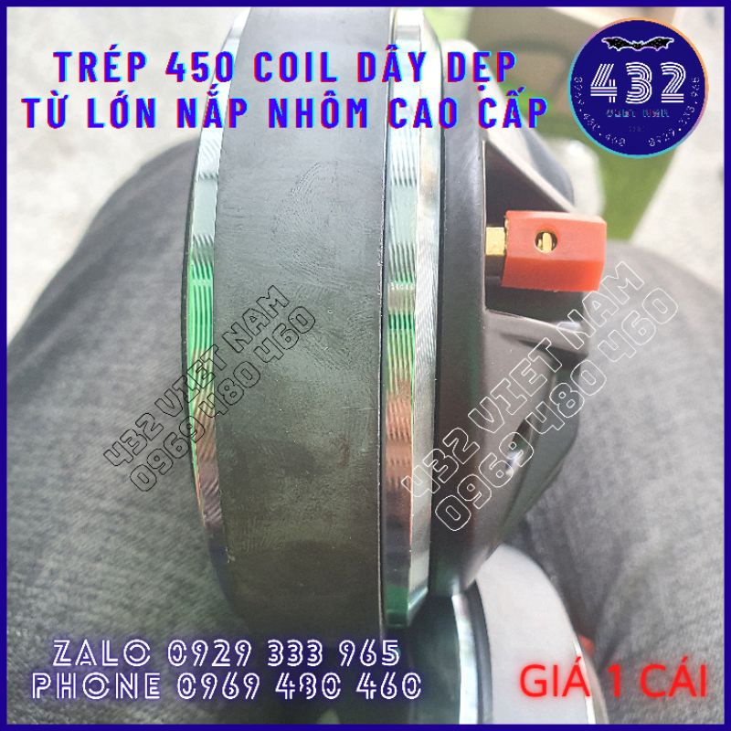 Củ Trebel 450 Nhôm Chép 450 Martin NẮP NHÔM COIL TRÒN VÀ COIL DẸP (1cái)