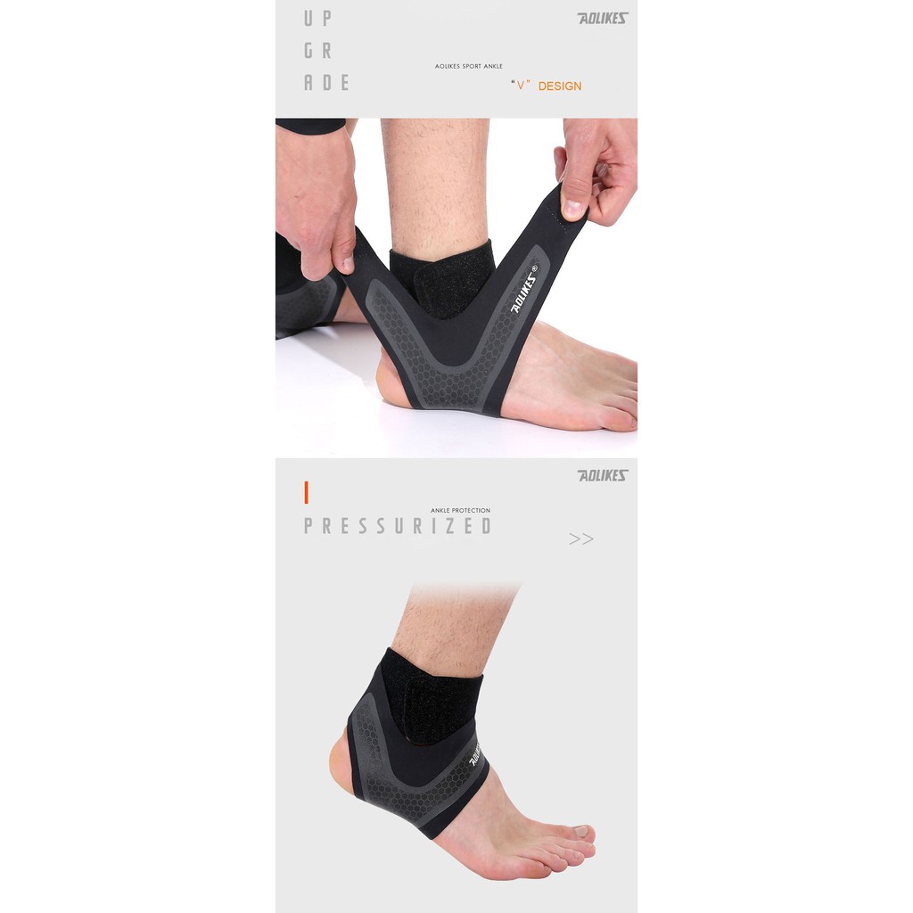 Băng quấn cổ chân bảo vệ mắt cá chân hỗ trợ chống lật cổ chân Sport ankle pads AOLIKES TC-7130