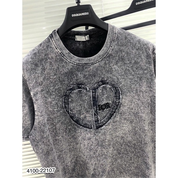 Áo phông nam cộc tay loang màu DIOR cao cấp - Áo thun cotton nam phong cách