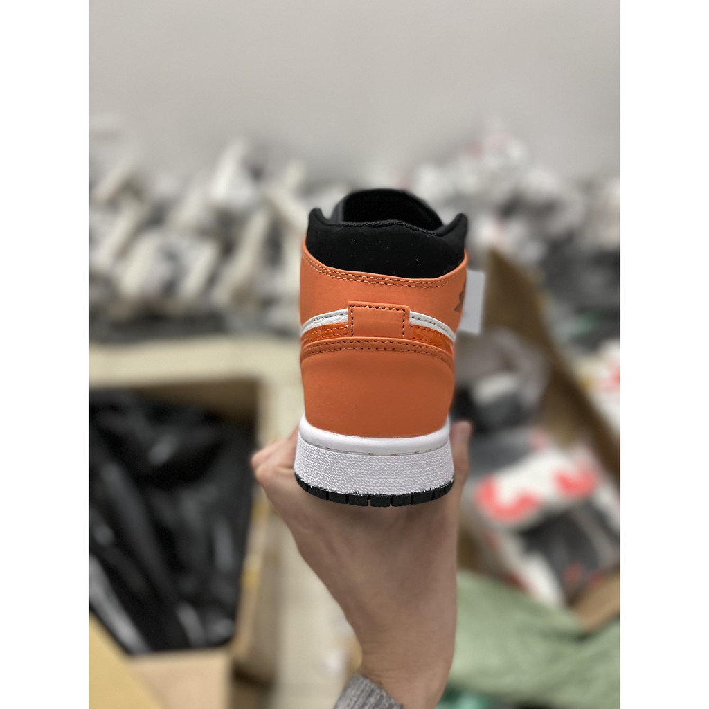 (Ảnh Thật + Full Phụ Kiện ) Giày JD Cam cao cổ 1;1