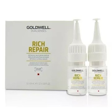 [Goldwell - Đức] Huyết thanh phục hồi cho tóc hư tổn Goldwell Dualsenses Rich Repair 12x18ml