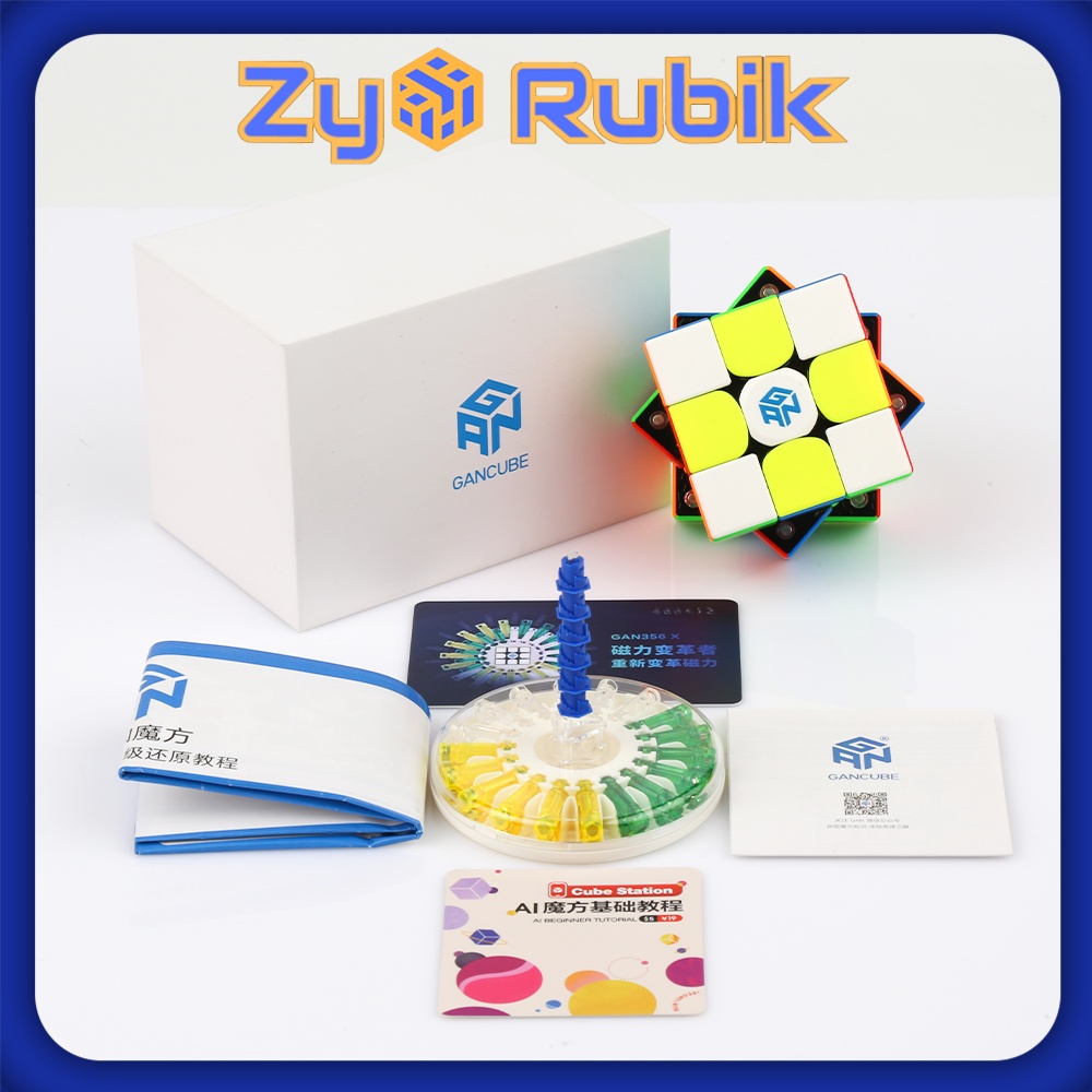 Rubik 3x3 Gan X Stickerless Version 2 phiên bản có nam châm - ZyO Rubik