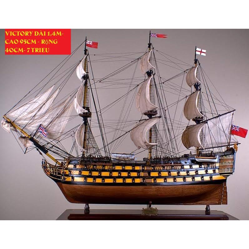 Mô Hình Thuyền VICTORY SƠN CAO CẤP