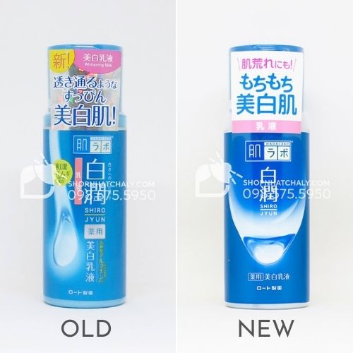 Sữa dưỡng ẩm dưỡng trắng Hada Labo Emulsion Nhật nội địa mẫu mới vừa về. Giá siêu tốt. Xách tay trực tiếp từ Nhật