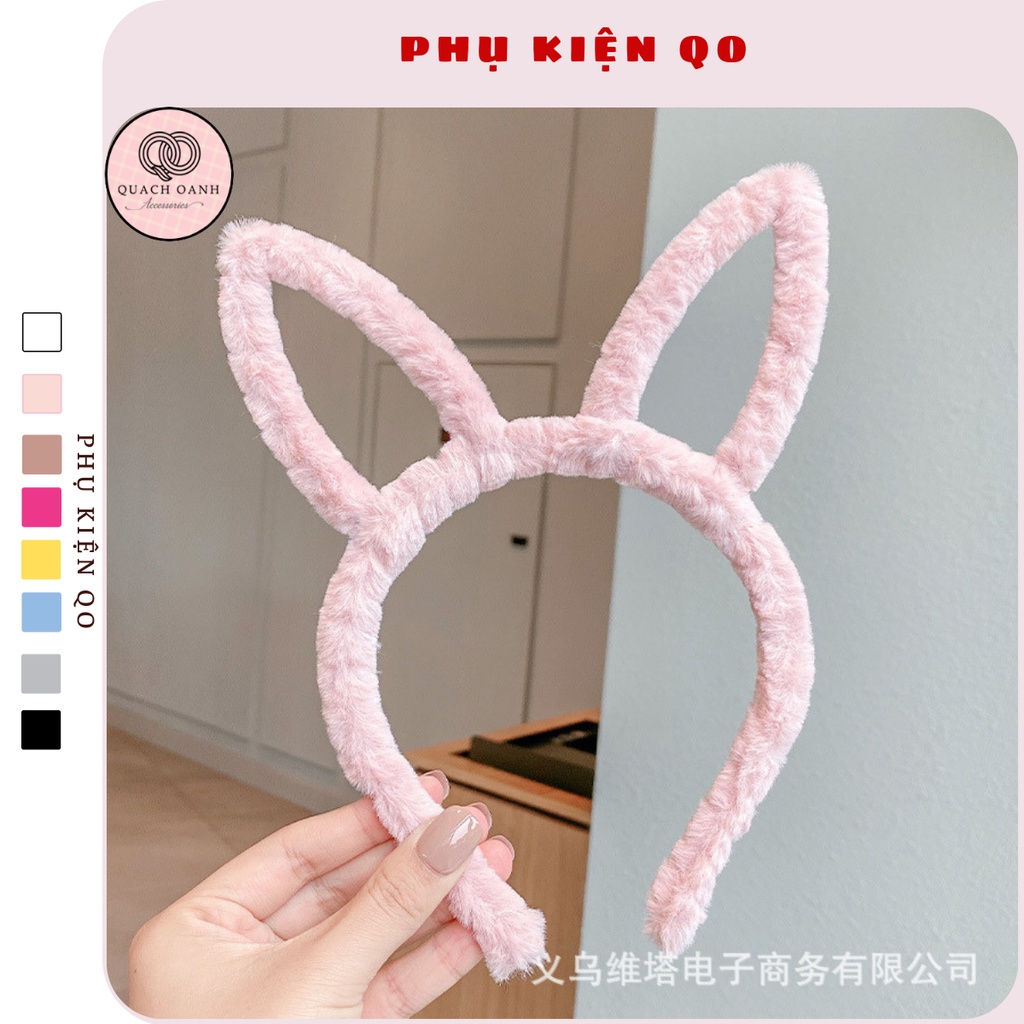 Cài tóc trang trí tai thỏ/ gấu xinh xắn đáng yêu