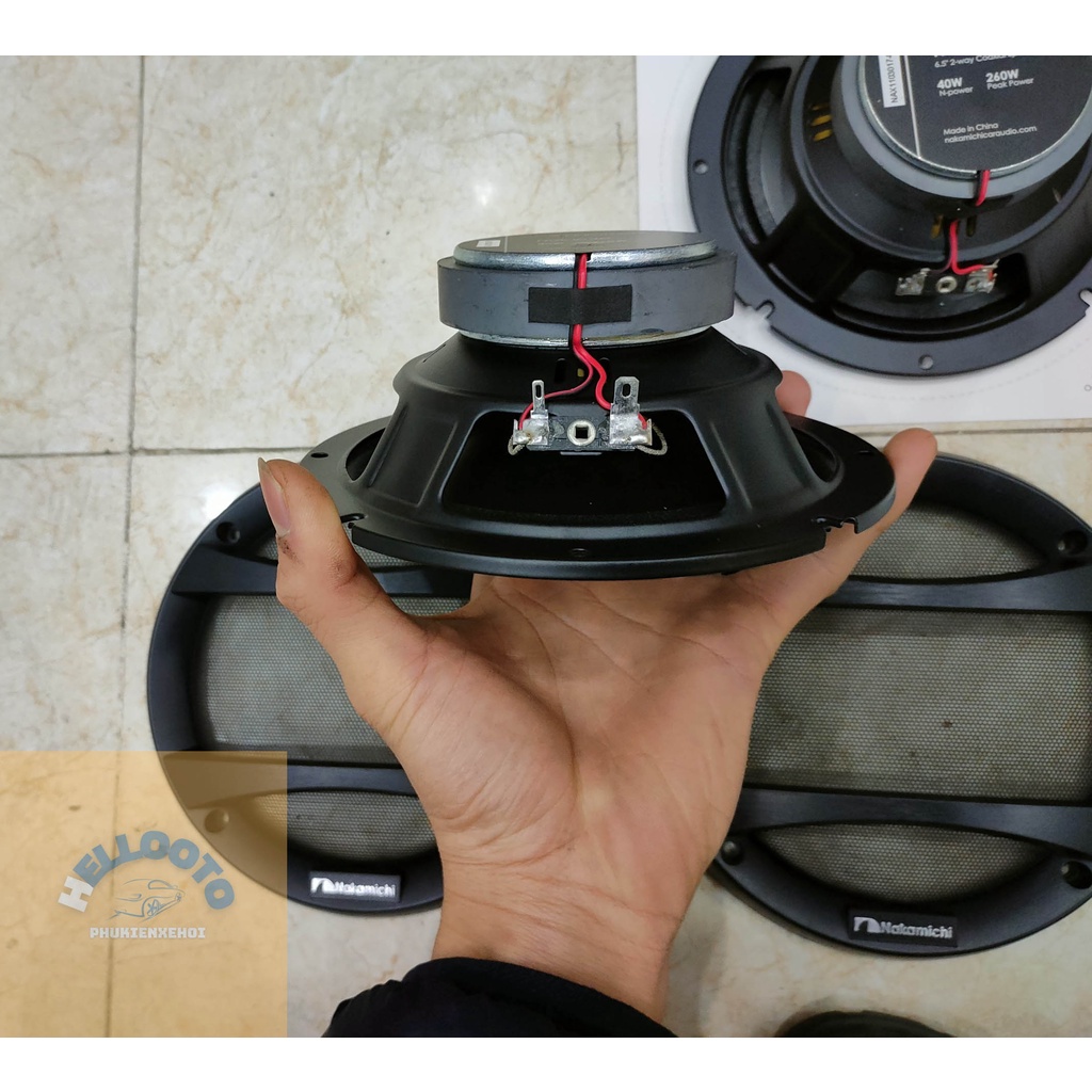 Loa Cánh Toàn Giải NAKAMICHI NSE1638 kích thước 6.5'' ,trở 4Ω -công suât 40W, công suất tối đa 260W _Bảo hành 12 tháng.