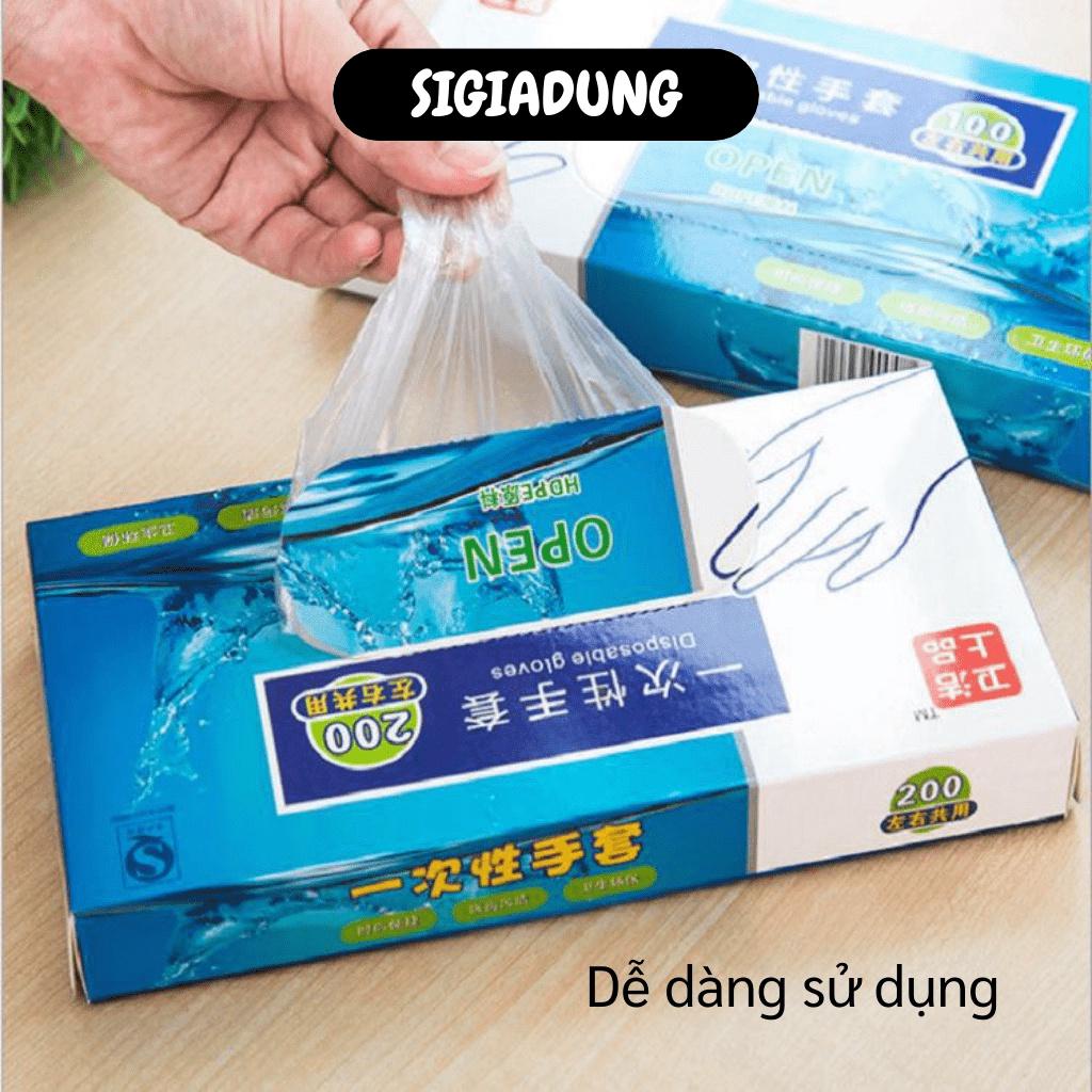 [SGD] Bao Tay Nilong - Hộp 200 Bao Tay Dày Dặn Dùng 1 Lần Làm Bếp Nấu Ăn, Nhuộm Tóc 7794