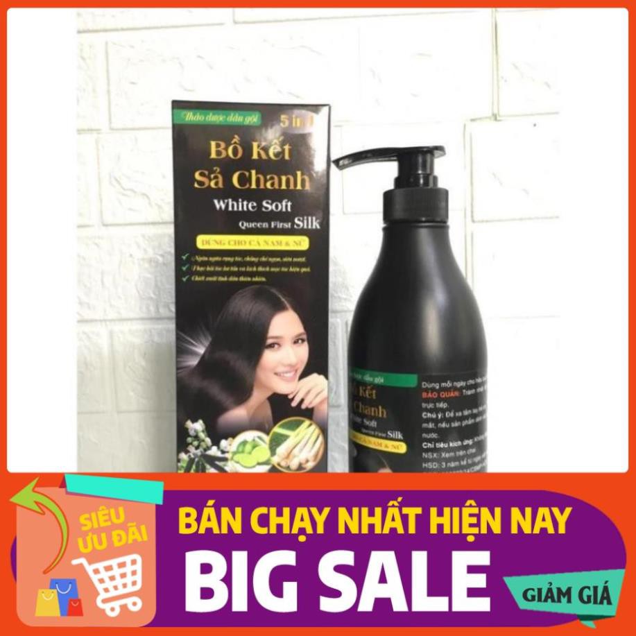 Dầu Gội Bồ Kết Sả Chanh White Soft 850ml cao cấp 5 trong 1 | BigBuy360 - bigbuy360.vn