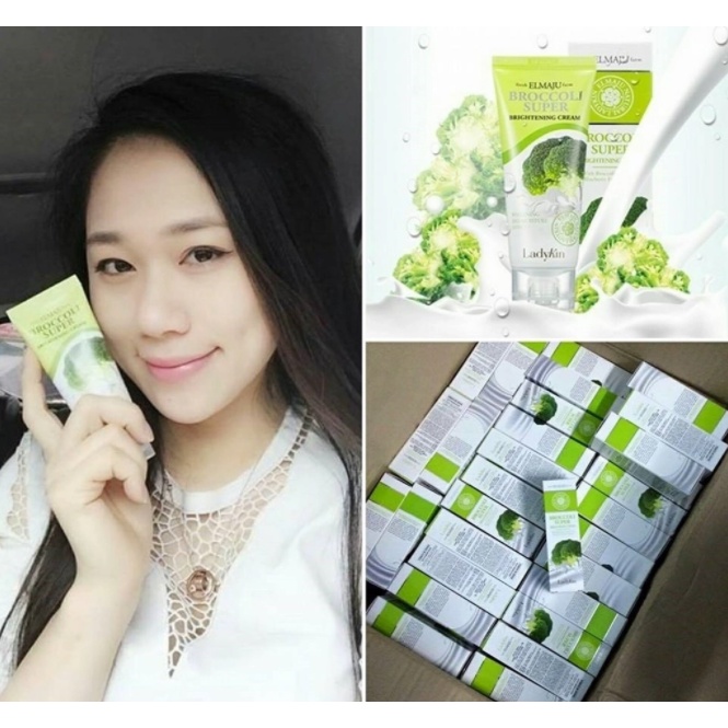 Kem dưỡng trắng da Bông Cải Xanh Ladykin dưỡng da dưỡng ẩm trắng da phục hồi da [𝐓𝐚̣̆𝐧𝐠 𝐦𝐚́𝐲 𝐦𝐚𝐬𝐬𝐚𝐠𝐞𝐫 𝐦𝐚̣̆𝐭]