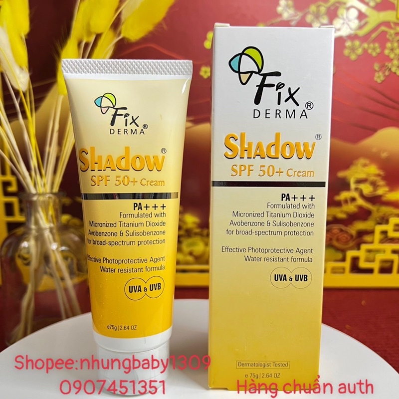 Kem chống nắng Shadow 50+ -30+