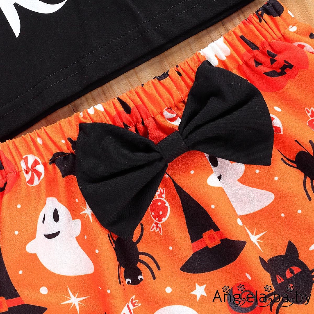 Set Đồ 2 Món Hóa Trang Halloween Xinh Xắn Cho Bé Gái