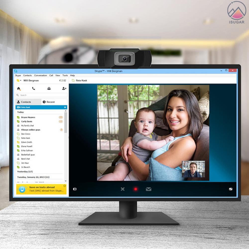 Webcam 1080p Tích Hợp Micro Giảm Tiếng Ồn Cho Laptop / Máy Tính Để Bàn | BigBuy360 - bigbuy360.vn