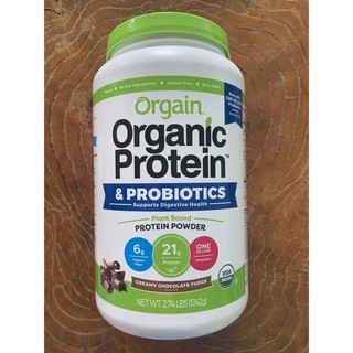 Bột protein hữu cơ Organic 882g/1.220g vị Socola/vani