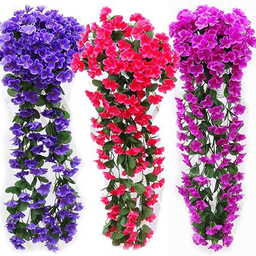 Dây hoa Violet giả sinh động trang trí đa năng
