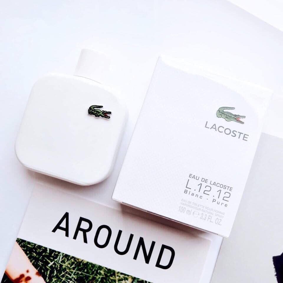 Nước hoa nam chính hãng Lacoste - Cá sấu trắng