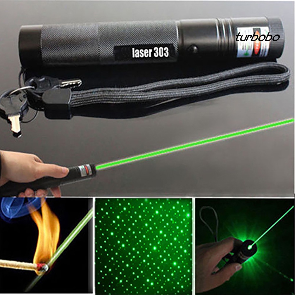 Bộ Bút Chiếu Laser Màu Xanh Lá 532nm 303