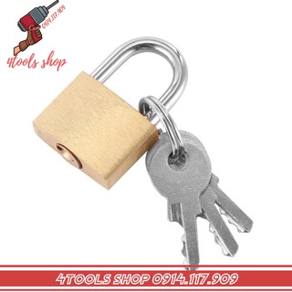 Ổ khoá mini 30mm màu vàng 3 chìa