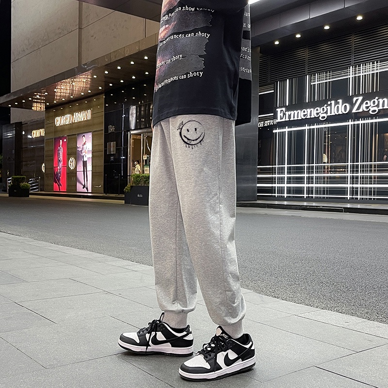 Quần thể thao ống rộng thoải mái phong cách Hàn trẻ trung dành cho nam với size M-5XL