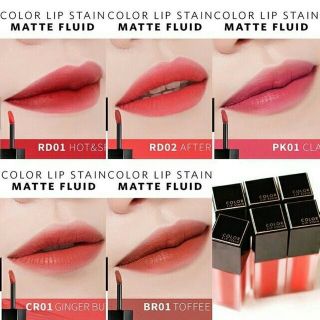 Son kem lì apieu color lip stain matte fluid