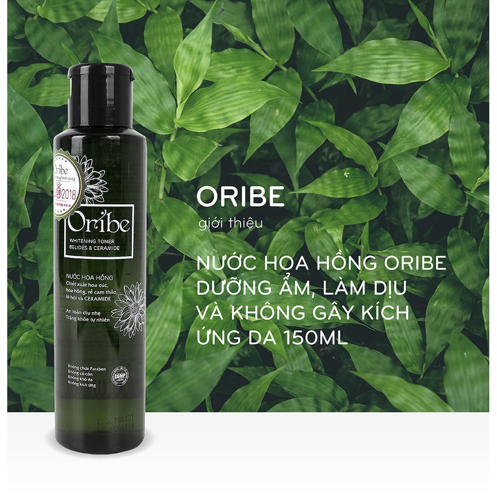 (Có bill) Nước Hoa Hồng Oribe 150ml- Hỗ trợ làm sạch sâu, giúp trắng da, mờ thâm, cân bằng độ ẩm, ngăn ngừa lão hóa da