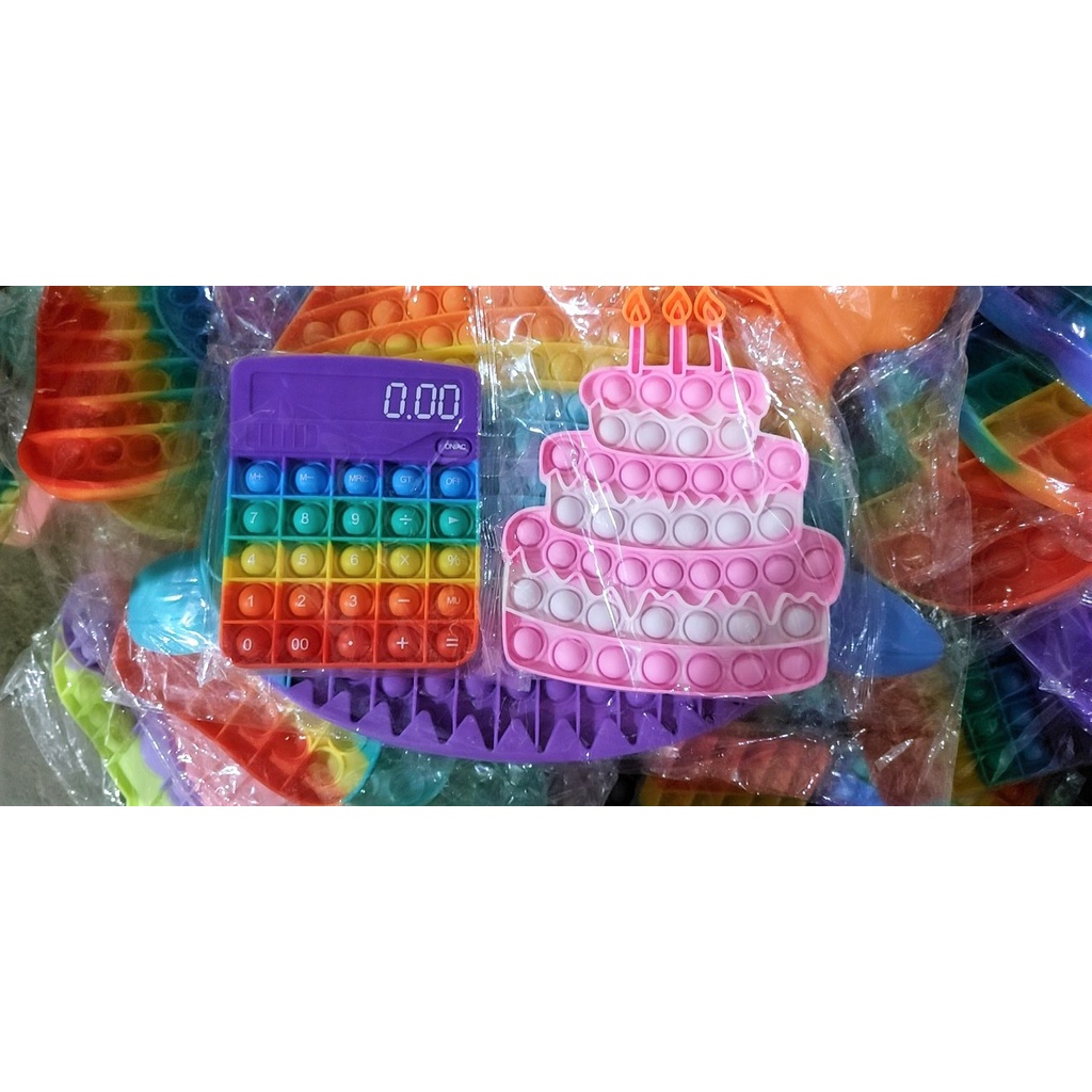 - Đồ Chơi Pop It Hình Bàn Phím, Máy Tính, Bánh Sinh Nhật, Robot
