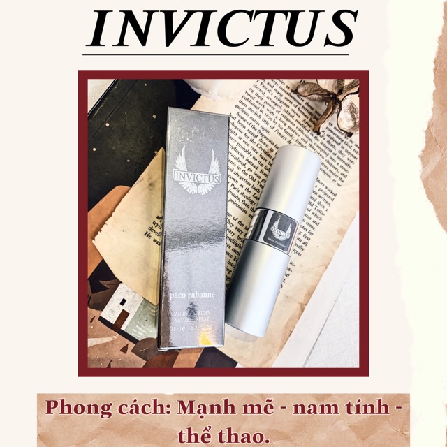 Nước hoa mini INVICTUS (Nam)